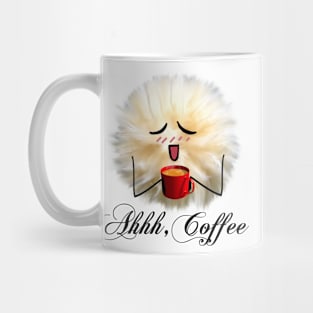 "Ahh, Coffee" Fluff Ball Mug